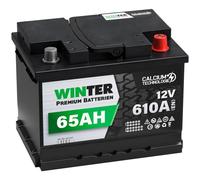 WINTER Autobatterie 65Ah 12V 610A/EN ersetzt Batterie 60Ah 62Ah 63Ah 55Ah 54Ah