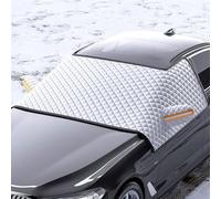 Winter Frontscheibenabdeckung für Benz GLK-SUV (X204) 2008-2014, Auto Windschutzscheibe Abdeckung mit Seitenspiegelabdeckung Eisschutzfolie Schnee Frost Schutz,B/175 * 115cm