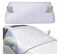 Winter-Frontscheibenabdeckung - Verdickt, wasserdicht, winddicht, staubdicht, kratzfest mit UV-Schutz - Halbgarage für meisten Fahrzeuge