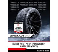 Kumho WinterCraft WP52+ 195/55 R16 87 H