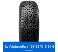 Winterreifen 195/65 R15 91H Taurus Winter 3PMSF | 57482