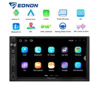 Wireless CarPlay 2DIN Android Auto Autoradio 7 Zoll IPS Touchscreen WiFi6 GPS BT