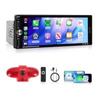 Wireless CarPlay Android Auto Display für Opel vivaro Movano Kastenwagen Renault Master III 3 Trafic Kangoo Clio, Autoradio mit Navi 6,9 Zoll Bildschirm mit Bluetooth Mirror Link FM Rückfahrkamera