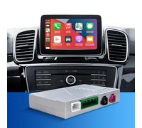 Wireless CarPlay & Android Auto Retrofit Kit Decoder für Mercedes 2014-2017 | Plug & Play Carplay Adapter für Benz NTG 5.0/5.1 COMAND System für OEM Screen mit SWC WLAN Bluetooth Siri GPS Navi
