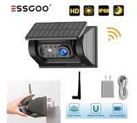 Wireless Solar Power Kabellos Autokamera Rückfahrkamera WIFI 2.4G RV Truck BUS