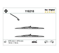 SWF Wischblatt 116218 – Scheibenwischer, passend für u.a. Opel VW Ford – 1x