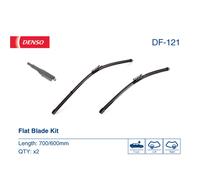 Wischblatt DENSO Flat Blades DF-121, 700/600mm, Vorne, 2 Stück