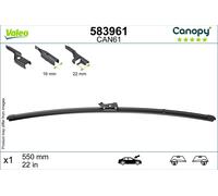 Wischblatt VALEO Canopy 583961, 550mm, Vorne, 1 Stück