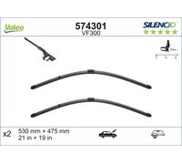 VALEO Wischblatt SILENCIO FLAT BLADE SET 574301