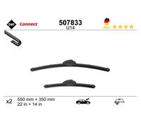 Wischblatt Scheibenwischer CONNECT MADE IN GERMANY SWF 507833 für FIAT IDEA Van