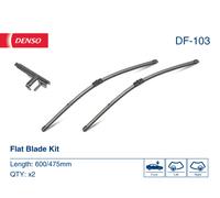 DENSO Scheibenwischer, Vorne Rahmenlos DENSO DF-103, 2 Stück 600+475mm