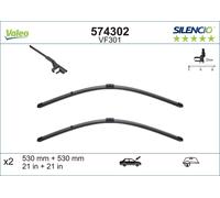 SET VALEO SILENCIO FLAT BLADE SCHEIBENWISCHER VORNE FÜR SKODA SUPERB I 3U VW PASSAT B5 3BG PASSAT VARIANT B5 3BG 00-05