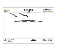 Valeo Silencio konventionelles Wischerblatt V55 - Vorne - 550 mm - 1 Wischerblatt - 574118