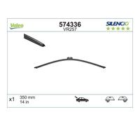 VALEO Silencio Wischer - VR257 - Hohe Leistung, hervorragende Rundumsicht, einfache Montage - Original Flachblatt 350mm - Hinten - Beinhaltet: 1 Wischblatt - 574336