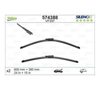 Valeo Silencio Set mit 2 Flachbalkenwischern VF397 - Vorne - 600 mm / 380 mm - Originalersatz - 574388
