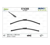 Valeo Silencio Set mit 2 Flachbalkenwischern VF397 - Vorne - 600 mm / 380 mm - Originalersatz - 574388