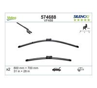 Valeo Silencio 2x Wischerblätter VF488 - Vorne - 800 mm / 700 mm