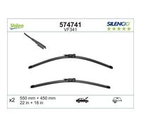 Wischblatt VALEO Silencio Xtrm VF341, 550/450mm, Vorne, 2 Stück