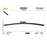 Valeo Canopy Flachbalkenwischer CAN52 - Vorne - 500 mm - basierend auf natürlichen und recycelten Materialien - 1 Scheibenwischer - 583952