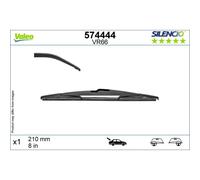Wischblatt VALEO Silencio 574444, 210mm, Hinten, 1 Stück
