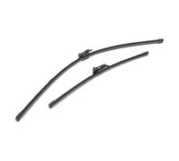 Valeo Silencio 2x Wischerblätter VF345 - Vorne - 600 mm / 380 mm | Set mit 2 Flachbalkenwischern, Originalersatz, 574745