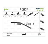 Wischblatt vorne links für Volvo V70 135 3.0 3.2 07 bis 16 Valeo B48B20A PT204