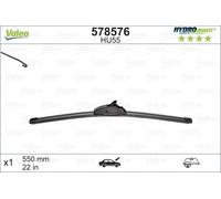 1x Wischblatt VALEO 578576 passend für AUDI CITROËN FORD PEUGEOT RENAULT VW