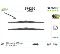 VALEO Wischblatt SILENCIO CONVENTIONAL SET 574290