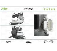 Valeo 579758 Wischermotor für PEUGEOT CITROEN OPEL BERLINGO PARTNER TEPEE COMBO