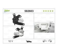Valeo (582603) Wischermotor Scheibenwischermotor hinten für Peugeot Citroën