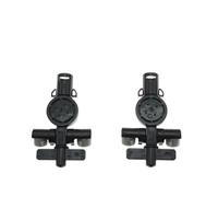 Wivplex 85045-33060 85044-33070 Frontscheinwerfer-Waschdüse, Sprühdüse, Abdeckkappe mit Stecker, for Toyota, Camry 2009 2010 2011 Abdeckkappe für Scheinwerferwaschdüsen(BLACK Nozzle SET)