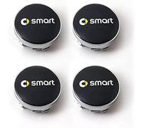 4 Stück Wagen Radnabenkappen für Smart Fortwo Forfour 450 451 454 453 60MM Reifen Felgen Felgendeckel Radkappen Car Hub Centre Caps Wheel Stickers,B