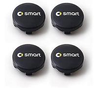 WLCYX 4 Stück Wagen Radnabenkappen für Smart Fortwo Forfour 450 451 454 453 60MM Reifen Felgen Felgendeckel Radkappen Car Hub Centre Caps Wheel Stickers,A