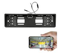 WLDOCA Kabellose WiFi5 Kennzeichenhalter Rückfahrkamera - 170° Weitwinkel HD Nachtsicht wasserdicht, Dashcam, kompatibel mit Android & iOS für Auto, Wohnmobil, Van,A