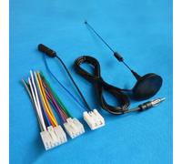 Wodsty Auto Radio Antennenverstärker mit Stromkabel für Toyota ab 2014, Dual Band VHF/UHF Signal Booster, SMA-Buchse 31cm