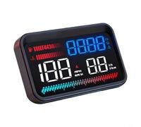 Wodsty für obd2 HUD Head-Up Display für Benziner ab 2008, für hd Projektion | Integriertes Blendschutz-Design, ABS+PC Gehäuse, Echtzeit-Daten wie Drehzahl und Geschwindigkeit,