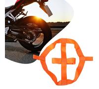 Wodsty Motorrad-Spanngurte für Hinterradverzurrung mit hochfestem Polyester und gewellter Textur für verbesserte Reibung, Schwarz