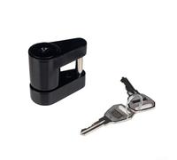 Wohnmobil-Anhängerschloss, 1/4 Zoll schwarze Zinklegierung, Kupplung für Diebstahlschutz mit rostbeständigem Outdoor-Design für Wohnwagen und LKW