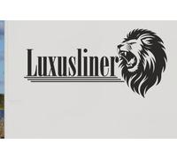 Wohnmobil Aufkleber Auto WOMO Camping Luxusliner Löwe Wohnanhänger Lion 120