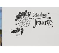 Wohnmobil Aufkleber Auto WOMO Camping Traumfänger Lebe deine Träume Feder 63