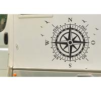 Wohnmobil Aufkleber SET Auto WOMO Camping Urlaub Wegweiser Kompass Windrose 135