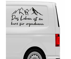 Wohnmobil Aufkleber Spruch Berge Wohnwagen Camper Womo Folie Van Caravan 55x35