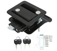 Wohnmobil-Eingangstürschloss, Sicherheitsriegelschloss aus Aluminiumlegierung, Eingebauter Riegelersatz für Reiseanhänger, Wohnmobil(Schwarz)