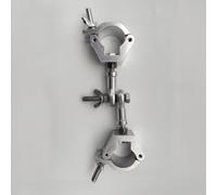 Wohnmobil-Motorradanhänger-Hakenverbinder - Frachtkupplung für Campinganhänger, Wagen, Karren - robuste Metallkupplung mit kratzfesten Streifen B