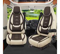Wohnmobil Schonbezüge für Aguti GIS Liner und Milan Sitze Beige/Braun AH11