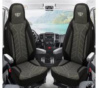 Wohnmobil Sitzbezüge für Ford Transit Custom Vanestro Pacific Titanium PLKT204