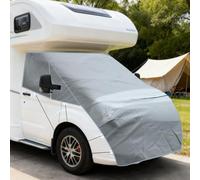 Wohnmobil-Windschutzscheibe Motorhauben-Vollschutz, 600D Oxford Nonwoven wasserdichte Windschutzscheibe Frostschutz für Fiat Ducato, Peugeot Boxer, Citroen Relay 2006+, Ram Promaster