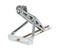 Wohnwagen Stützbein mit Handkurbel Und Bodenplatte aus Metall für Anhänger Stabilisator mit Verstellbarer Und Gelenkarmen für Camping Wartung für Wohnwagen Anhänger