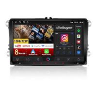 Woibugee 8-Core VW Radio for VW Golf 5 6 Seat Passat Caddy Sharan Tiguan, Wireless Apple CarPlay & Android Auto, 9 Zoll Touchscreen Radio Golf Carplay mit Bluetooth 5.0 RDS FM EQ GPS WiFi