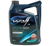 5L WOLF OFFICIALTECH 0W20 LL FE Motoröl Öl VW 508/509.00 FORD WSS-M2C956-A1